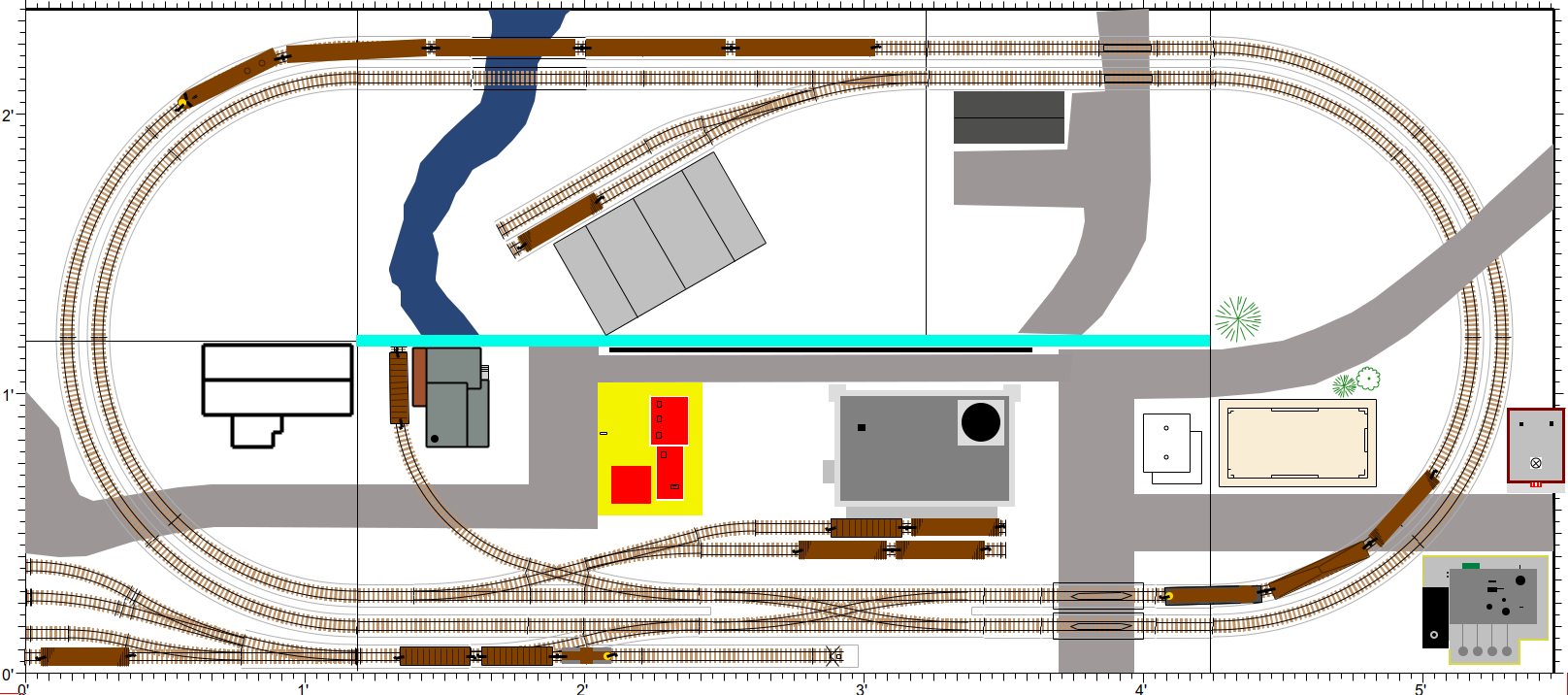 Trak Single Module T Trak Layouts | Kato Unitrack Layout – YXCKKF